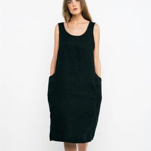 Elizabeth Suzann Clyde dress navy linen